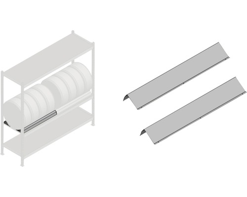 Raft cu tavă de retenție pentru lichide