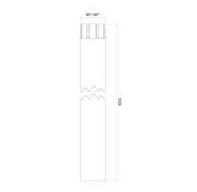 Burlan METIGLA metalic Ø 88 mm 3 m cărămiziu-thumb-3 Burlan METIGLA metalic Ø 88 mm 3 m cărămiziu-thumb-3