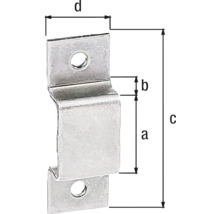 Suport metalic cu dimensiuni