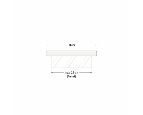 Raft cu dimensiunile de 30 pe 24 de centimetri