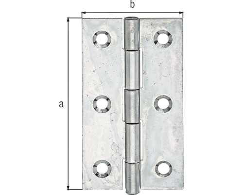 Balamaua ușii cu dimensiunile a și b