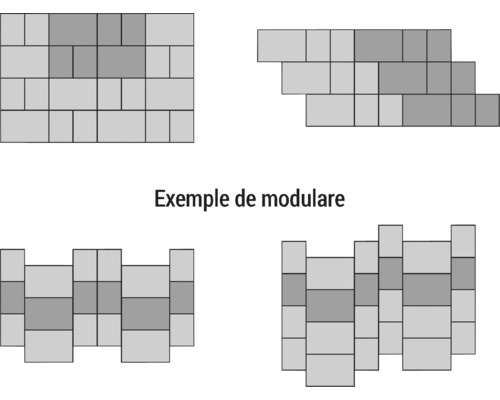 Exemple de modele modulare de pavaj