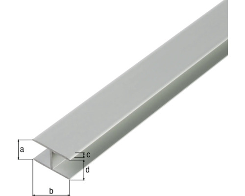 Profil din aluminiu cu dimensiuni