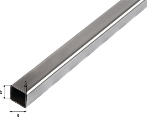 Țeavă metalică pătrată cu dimensiuni