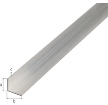 Cornier aluminiu Alberts 15x10x2 mm, lungime 2,6m-thumb-1
