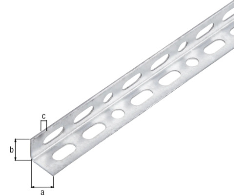 Cornier metalic perforat cu dimensiuni