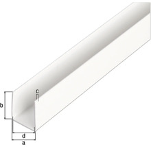 Profil unghiular din plastic cu dimensiuni