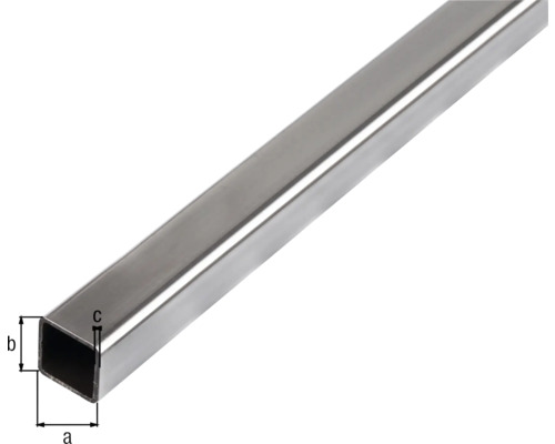 Țeavă metalică rectangulară cu dimensiuni