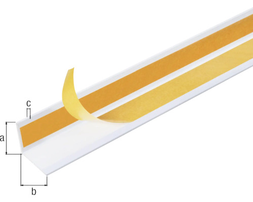 Profil din plastic cu bandă adezivă