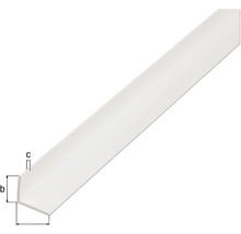 Cornier plastic Alberts 30x30x1,1 mm, lungime 2,6m, alb-thumb-1