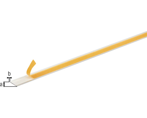 Plintă din plastic cu bandă adezivă