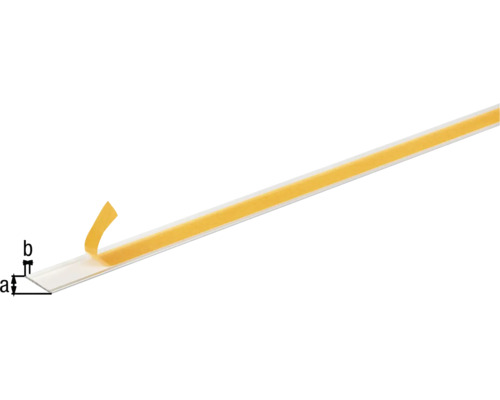 Plintă din plastic cu bandă adezivă