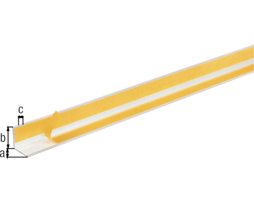 Profile din plastic cu bandă adezivă