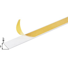 Profil de plintă alb cu bandă adezivă