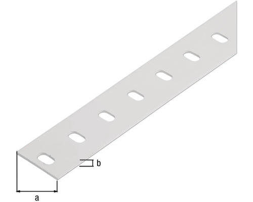 Bandă metalică perforată cu găuri