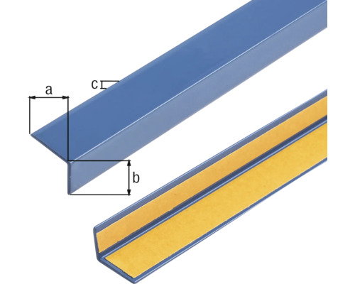 Profil unghiular cu bandă adezivă
