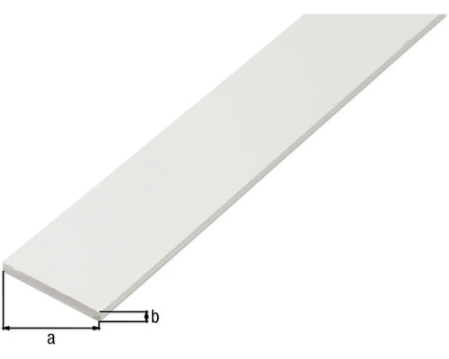 Șipcă de plastic cu lățimea a și grosimea b