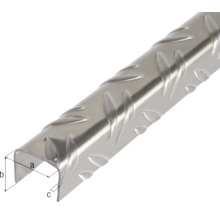 Profil U din metal cu model de tablă lacrimă