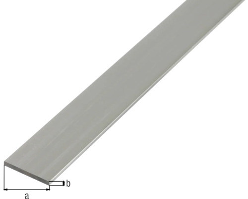 Bară plată din aluminiu