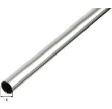 Țeavă metalică în secțiune transversală cu indicarea dimensiunilor