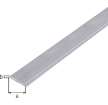 Bară plată din aluminiu cu dimensiuni