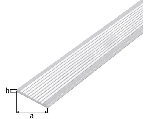 Profil de margine a scărilor din aluminiu cu dimensiuni