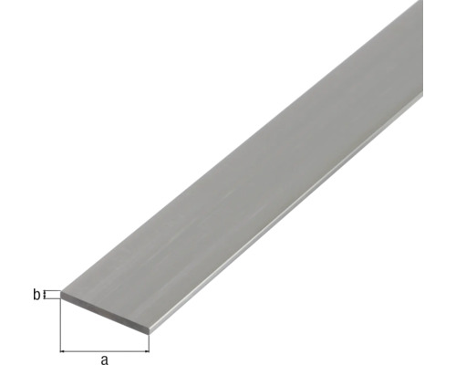 Bară plată metalică cu dimensiuni