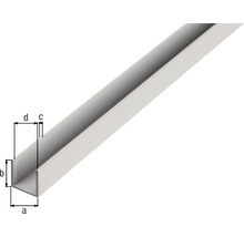 Profil U cu dimensiuni