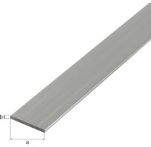 Bară plată din aluminiu cu specificații dimensionale