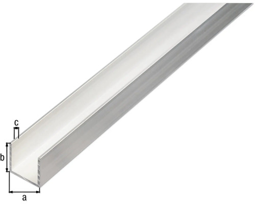 Profil U din metal cu dimensiuni