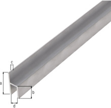 Profil U din aluminiu cu dimensiuni