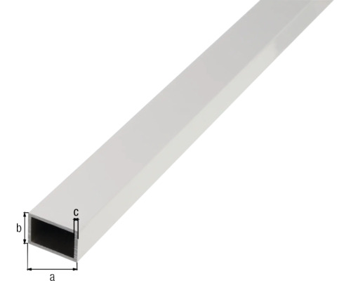 Tub dreptunghiular din aluminiu cu dimensiuni