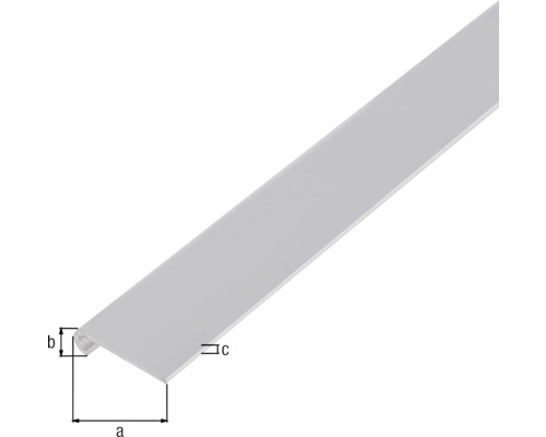 Șină de profil cu dimensiuni