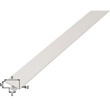 Profil de finisare din plastic cu indicații dimensionale