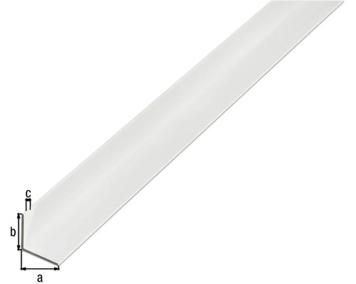 Profil unghiular din plastic pentru utilizare la interior