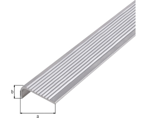 Profil treaptă din aluminiu cu caneluri
