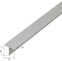 Profil T din metal cu indicații de dimensiuni