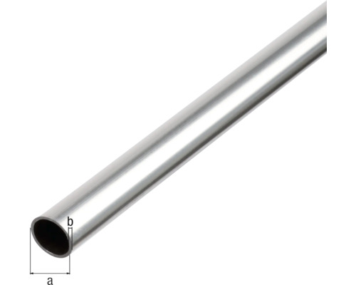 Țeavă metalică cu indicații de dimensiuni