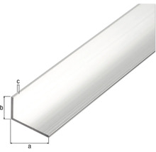Profil unghiular din aluminiu cu dimensiuni