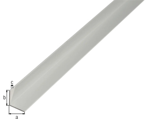 Profil unghiular din plastic cu dimensiuni