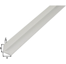 Profil unghiular din plastic cu dimensiuni