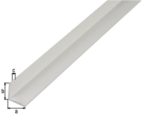 Profil unghiular din plastic cu dimensiuni