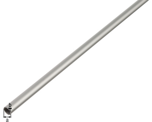 Țeavă metalică cu reprezentarea secțiunii transversale