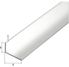 Cornier aluminiu Alberts 40x20x2 mm, lungime 1m-thumb-1
