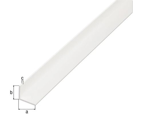 Profil unghiular din plastic cu dimensiuni