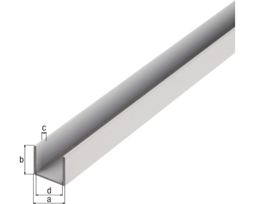 Profil U pentru construcție și fixare