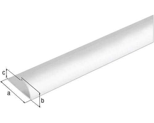 Canal de ghidare a cablurilor din plastic cu dimensiunile a, b și c