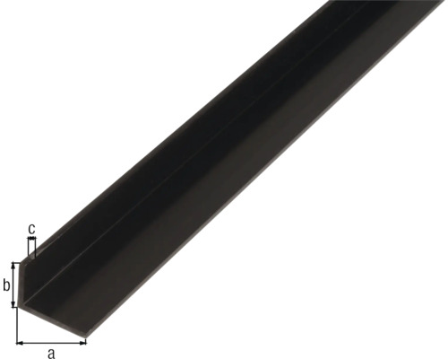 Profil unghiular cu indicații de dimensiune