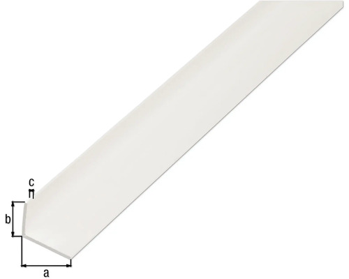 Profil de colț din plastic cu dimensiuni