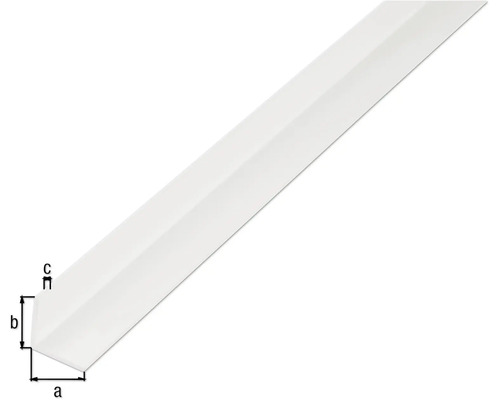 Profil unghiular din plastic cu dimensiuni